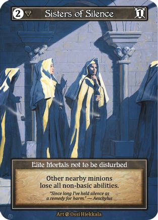Sisters of Silence (Foil)  - Beta Foil