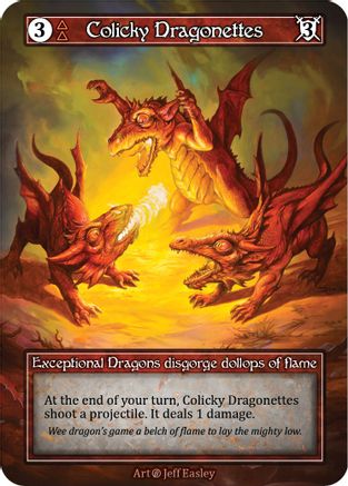 Colicky Dragonettes (Foil)  - Beta Foil
