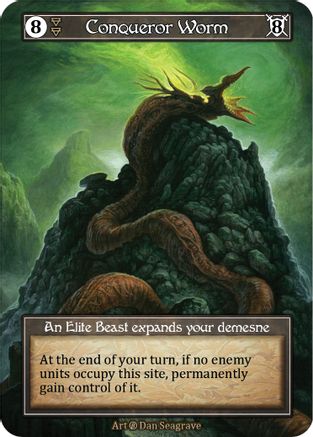 Conqueror Worm (Foil)  - Beta Foil