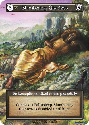 Slumbering Giantess (Foil)  - Beta Foil