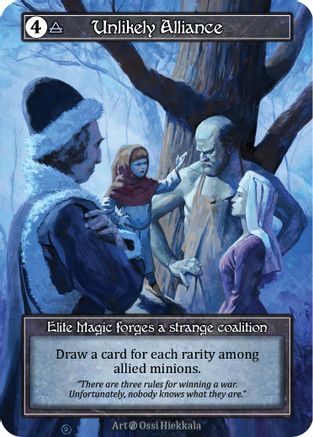 Unlikely Alliance (Foil)  - Beta Foil