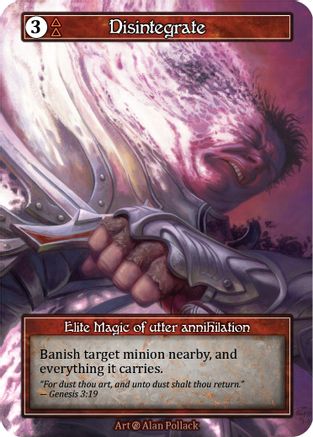 Disintegrate (Foil)  - Beta Foil