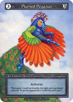 Plumed Pegasus (Foil)  - Beta Foil