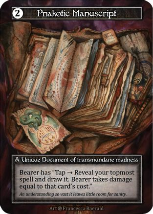 Pnakotic Manuscript (Foil)  - Beta Foil