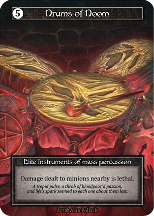 Drums of Doom (Foil)  - Beta Foil