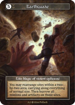Earthquake (Foil)  - Beta Foil