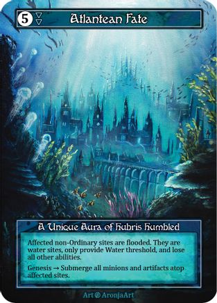 Atlantean Fate (Foil)  - Beta Foil
