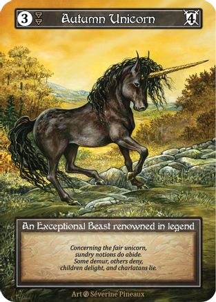 Autumn Unicorn (Foil)  - Beta Foil
