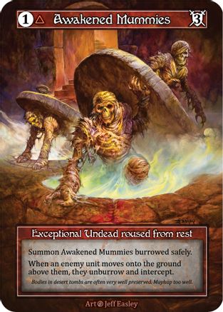 Awakened Mummies (Foil)  - Beta Foil