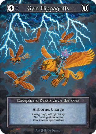 Gyre Hippogriffs (Foil)  - Beta Foil