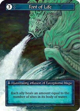 Font of Life (Foil)  - Beta Foil
