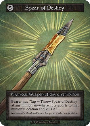 Spear of Destiny  - Beta