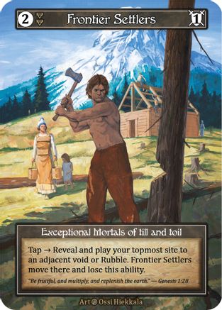 Frontier Settlers (Foil)  - Beta Foil