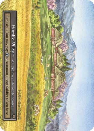 Humble Village (Foil)  - Beta Foil