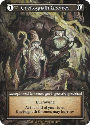 Gneissgnath Gnomes (Foil)  - Beta Foil