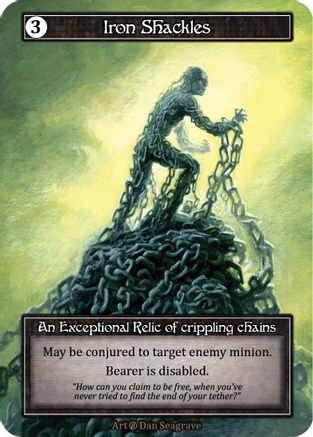 Iron Shackles (Foil)  - Beta Foil