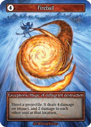Fireball (Foil)  - Beta Foil