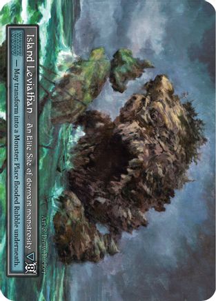 Island Leviathan (Foil)  - Beta Foil