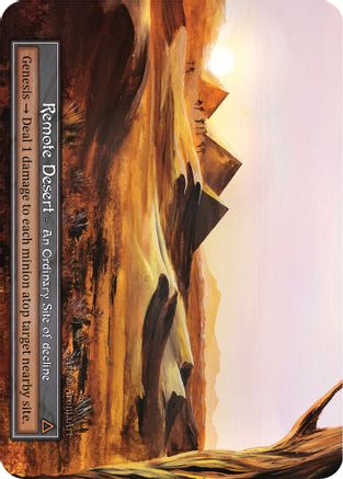 Remote Desert (Foil)  - Beta Foil