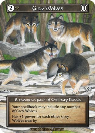 Grey Wolves (Foil)  - Beta Foil