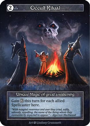 Occult Ritual (Foil)  - Beta Foil