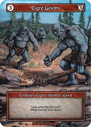 Ogre Goons (Foil)  - Beta Foil