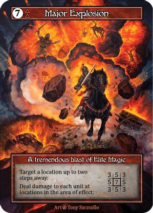Major Explosion (Foil)  - Beta Foil