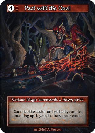 Pact with the Devil (Foil)  - Beta Foil