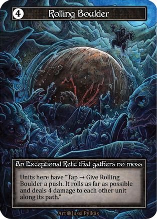 Rolling Boulder (Foil)  - Beta Foil