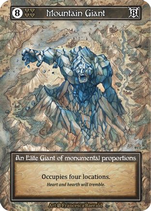 Mountain Giant (Foil)  - Beta Foil