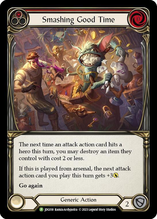 Smashing Good Time (Red) - JDG018 Cold Foil