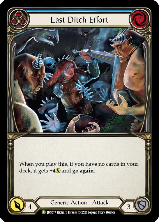 Last Ditch Effort - JDG017 Cold Foil