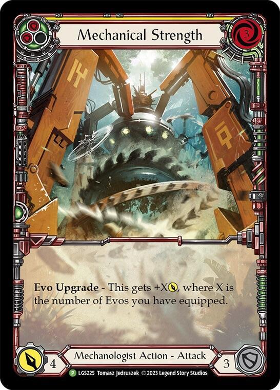 Mechanical Strength (Yellow) Rainbow Foil Promo