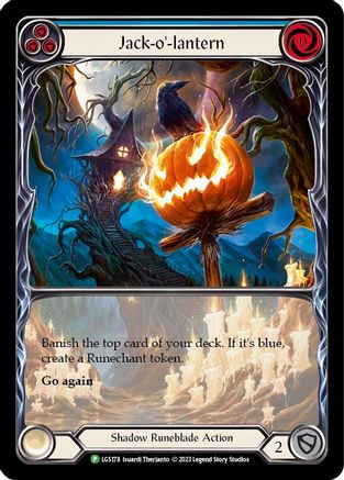 Jack-o'-lantern (Blue) - LGS178 (LGS178) - Flesh and Blood: Promo Cards