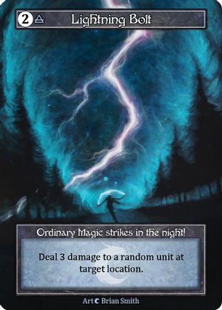 Lightning Bolt (Team Covenant Promo) (Foil)  - Beta Foil
