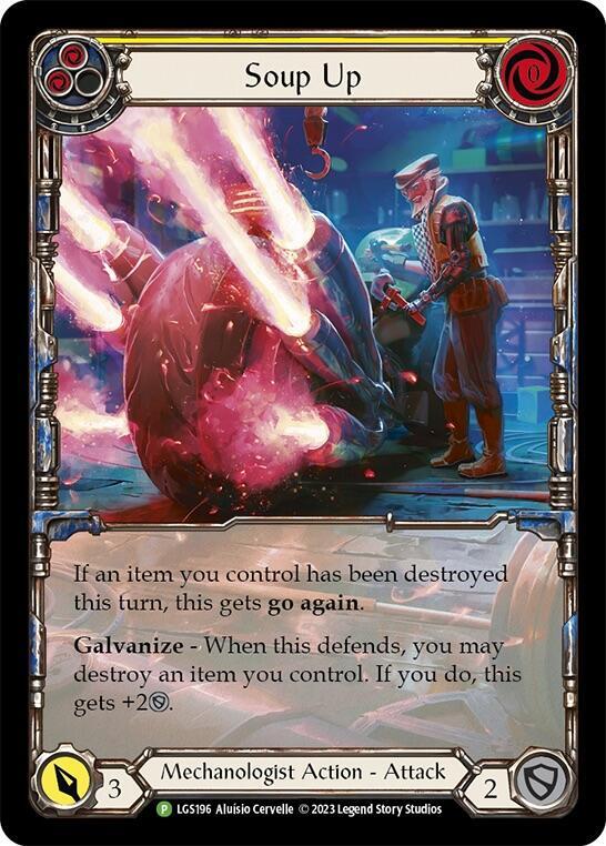 Soup Up (Yellow) Rainbow Foil Promo