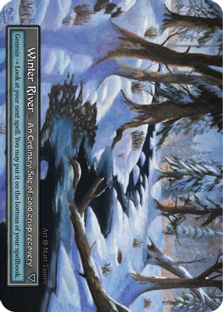 Winter River (Foil) (Box Topper)  - Alpha Foil