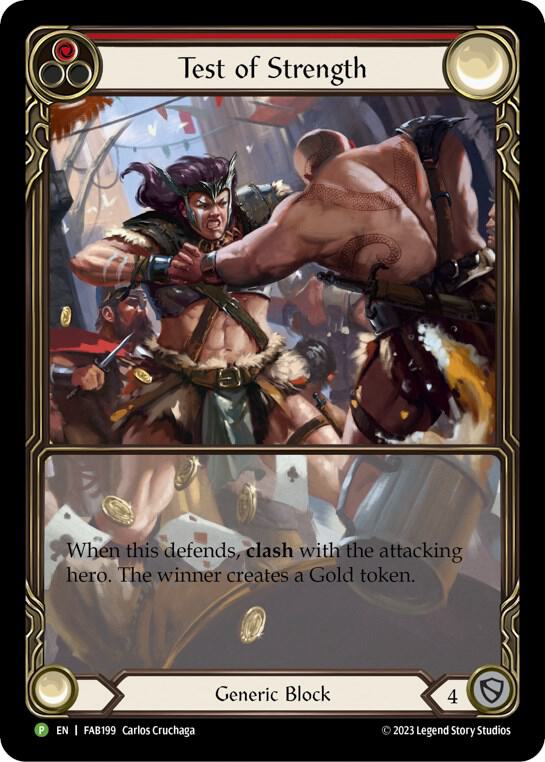 Test of Strength Rainbow Foil Promo