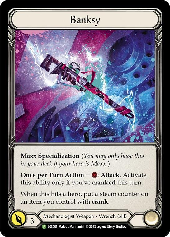 Banksy Cold Foil Promo