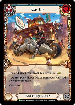Gas Up - LGS204 (LGS204) - Flesh and Blood: Promo Cards Rainbow Foil