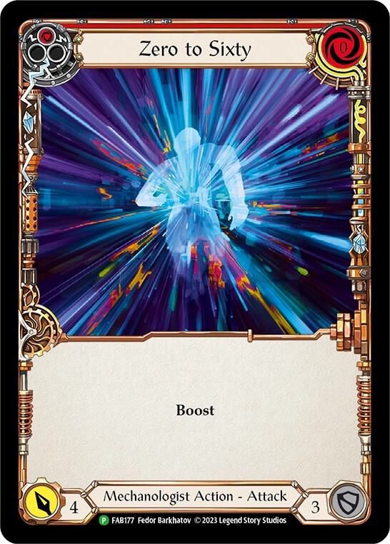 Zero to Sixty Rainbow Foil Promo