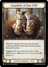 Gauntlets of Iron Will Cold Foil