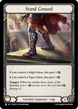 Stand Ground (HVY056) - Heavy Hitters Cold Foil