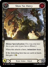 Show No Mercy Rainbow Foil