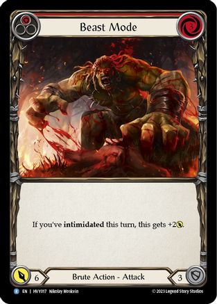Beast Mode (Red) (HVY017) - Heavy Hitters
