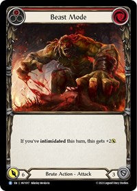 Beast Mode (Red) Rainbow Foil