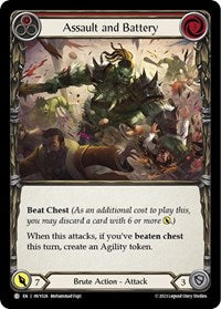 Assault and Battery (Red) Rainbow Foil