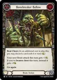 Bonebreaker Bellow (Blue) Rainbow Foil
