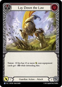 Lay Down the Law Rainbow Foil