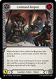 Command Respect (Red) (HVY071)  Rainbow Foil